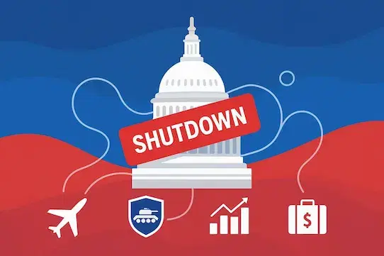 Federal Government Shutdown Infographic